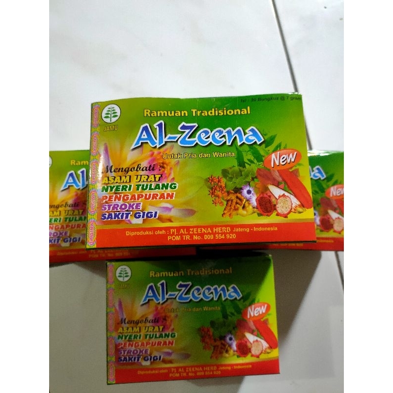 

Alzeena Serbuk isi 30 bungkus Original