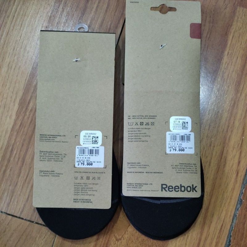 Kaos Kaki Reebok Low Cut Socks