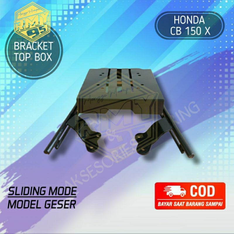 BRACKET BREKET TOP BOX MODEL GESER HONDA CB 150X