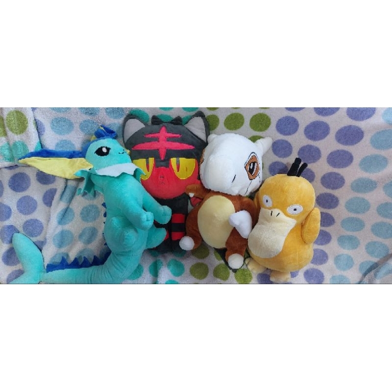 Boneka pokemon 2(cubone,psyduck,vaporeon,litten