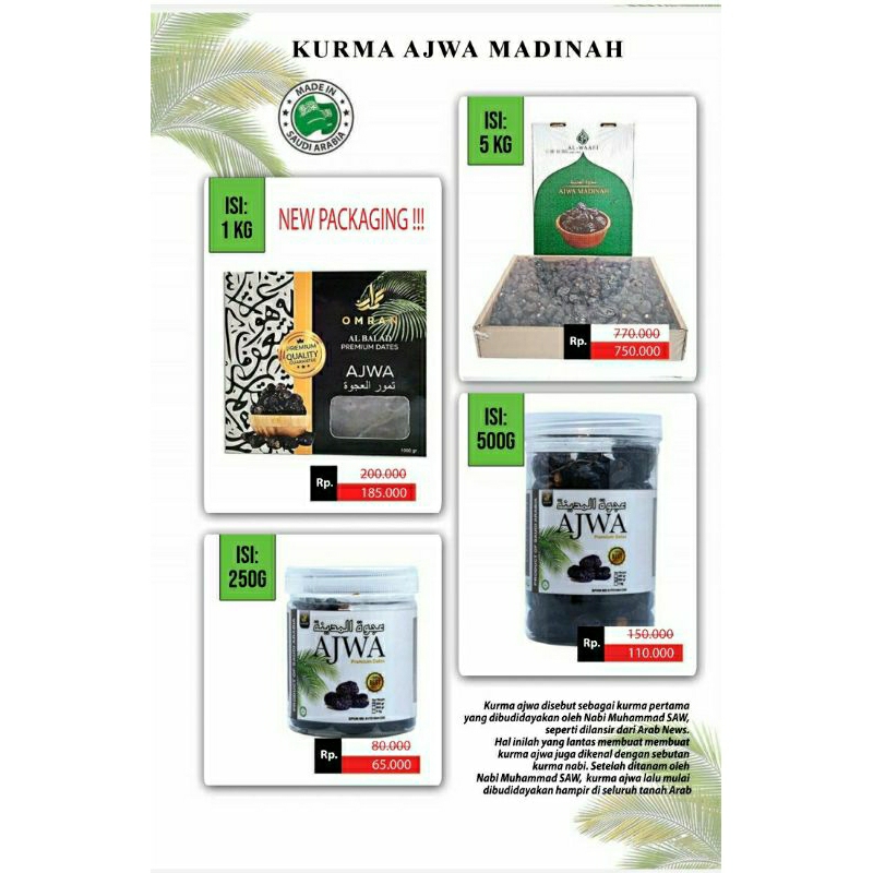 

Kurma Ajwa Madinah