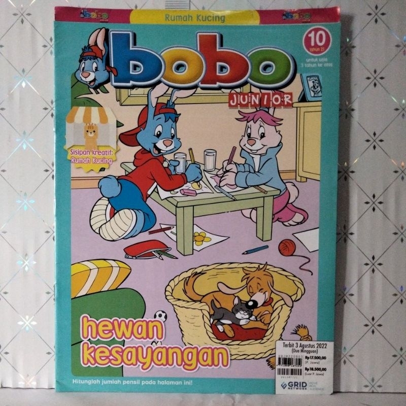 MAJALAH BOBO JUNIOR 3 AGUSTUS 2022