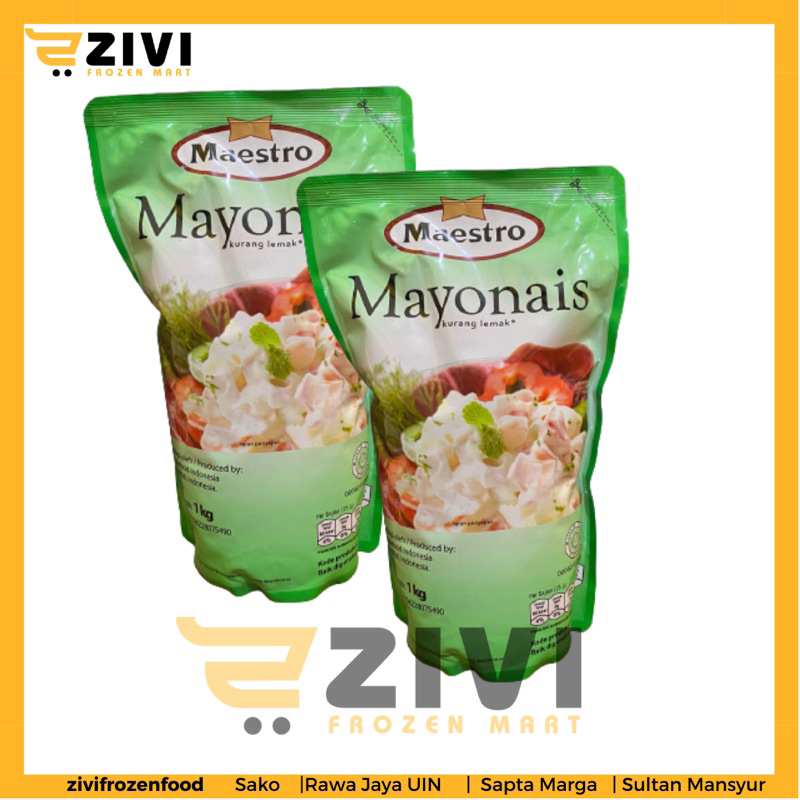 

Mayonaise maestro 1 kg / Sweet mayo / Kurang lemak