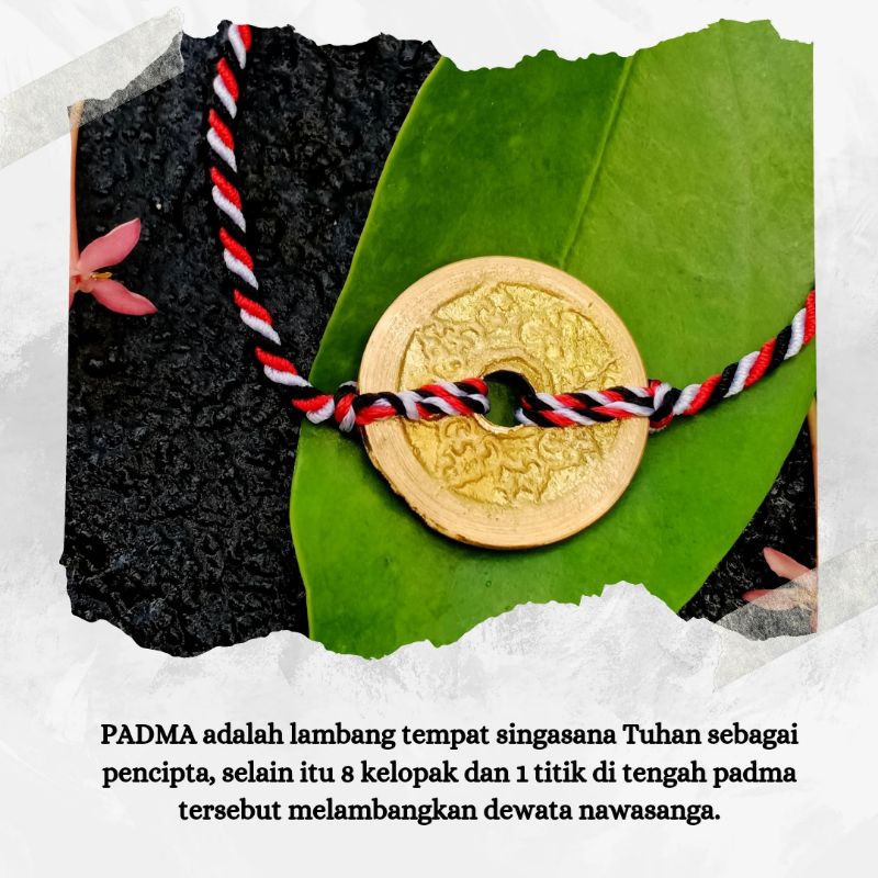 Limited - Gelang Tridatu Pis Bolong Padma  / Gelang Tridatu Pis Bolong Pancadatu / Gelang Tridatu Pis Koci / Craftdewata