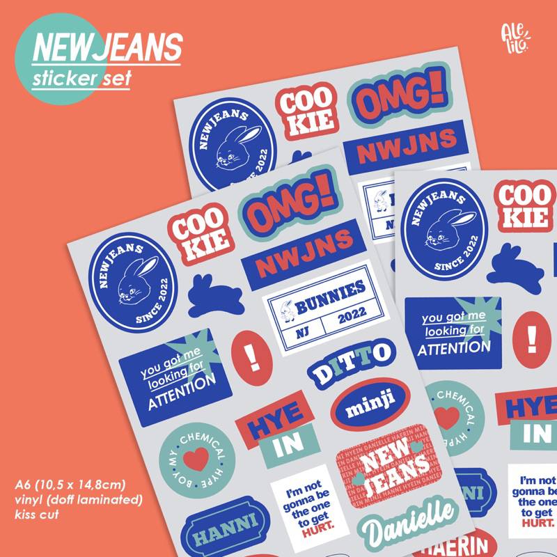 

NEWJEANS STICKER SET