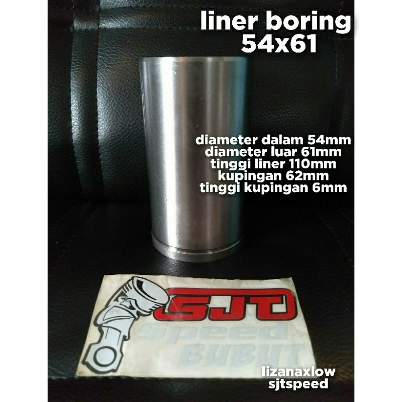 RK liner boring 54x61 universal bore up mio beat scoopy