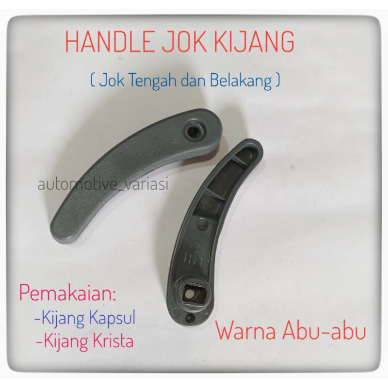 Handle Jok Kijang Kapsul Tengah dan Belakang Tuas Jok Kijang Kapsul dan Krista Stelan Jok Kijang Kap