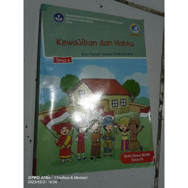 tema 4 kelas 3 second mulus