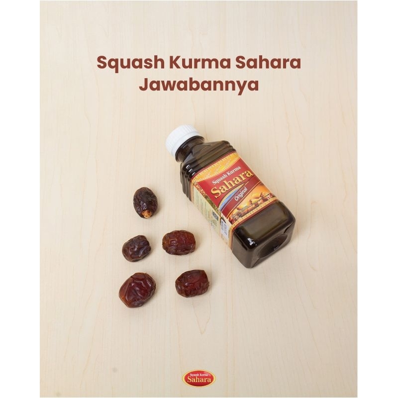 Squash Sari Kurma Sahara Original Kemasan Terbaru