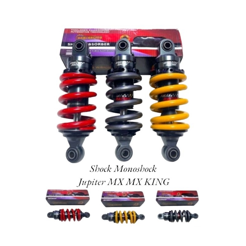 SHOCK MONOSHOCK BELAKANG JUPITER MX Old/MX New /MX KING PNP UK 205MM FASTBIKES/AKAI RACING ORIGINAL