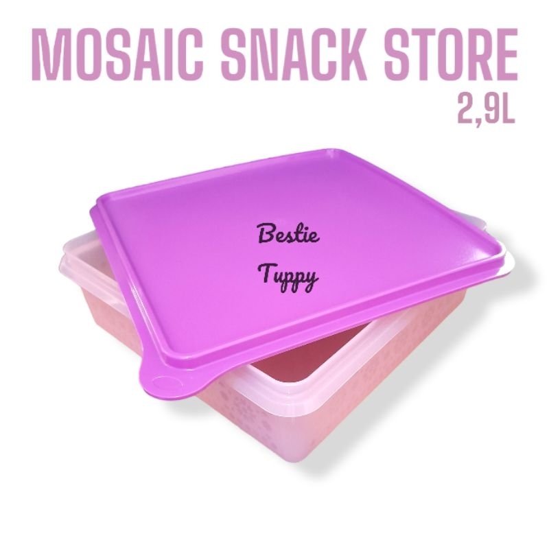 Tupperware Mosaic Snack Store. Wadah Penyimpanan