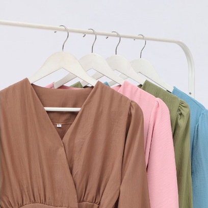 Blouse Queely Jumbo Size S M L XL 2XL 3XL 4XL | Atasan Korea Jumbo Wanita LD 140 130 120 110