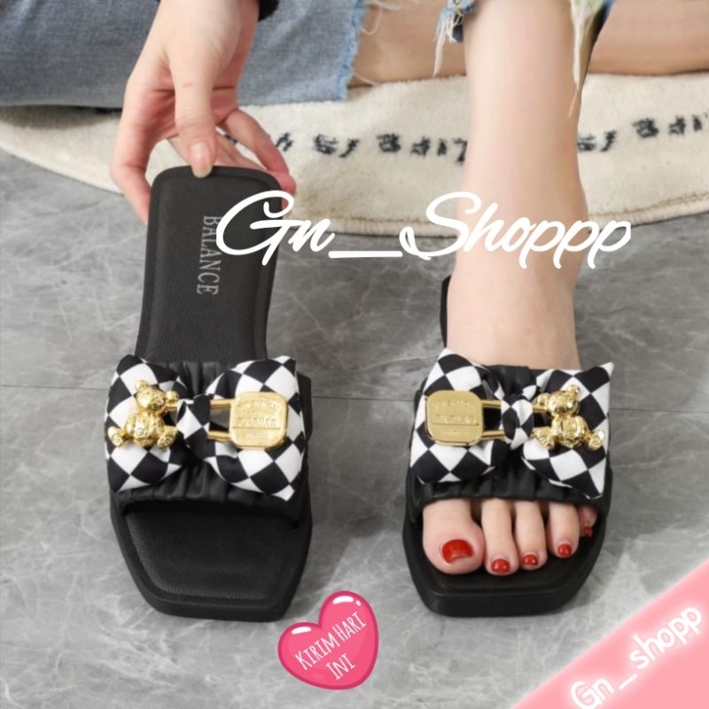 Sandal Jelly Terhits Wanita Motif Pita Balance 268 X10