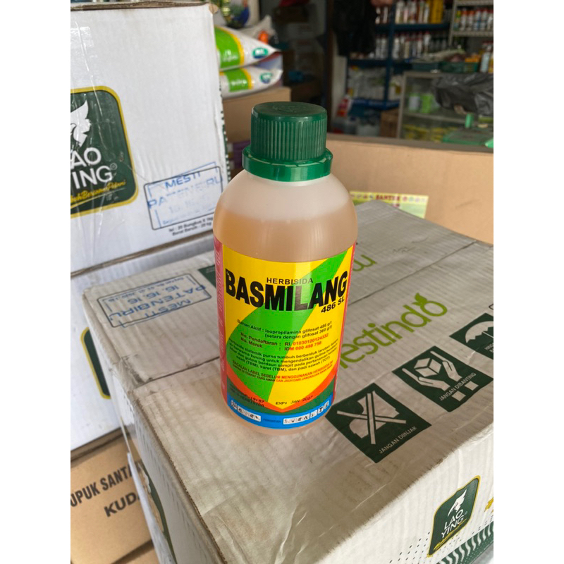 Herbisida BASMILANG 486SL 500ml Racun Rumput Sistemik Glifosat