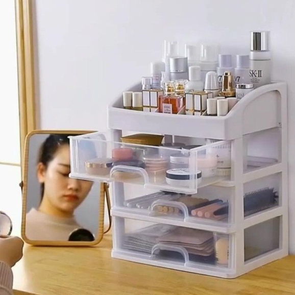 Rak Kosmetik 3 Susun Laci / Rak Kosmetik / Rak Make Up / Laci Make Up / Make Up Storage