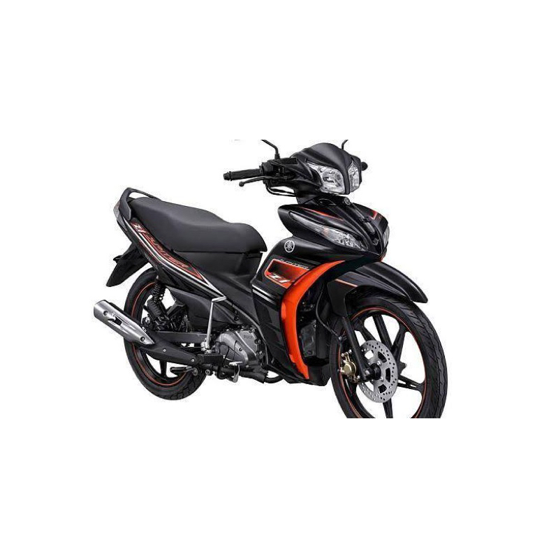 STIKER STRIPING MOTOR JUPITER Z1 2015 HITAM ORANGE