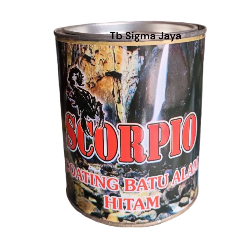 Cat Batu Alam Hitam / Coating Batu Alam Hitam