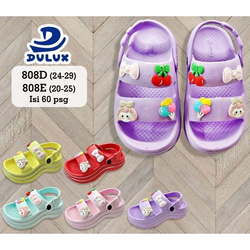 Sandal Gunung Anak Perempuan Korea l Sandal Fuji Anak Ban Dua l Dulux 808D Uk 24-29