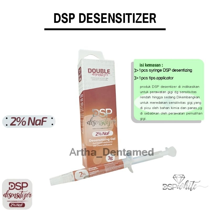 DENTAL DSP DESENSITIZER 2% / DESENSIBILIZE DESENSITASI / DESEN