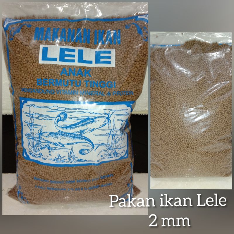 PAKAN IKAN LELE/MAKANAN IKAN LELE 2mm TERMURAH BERMUTU