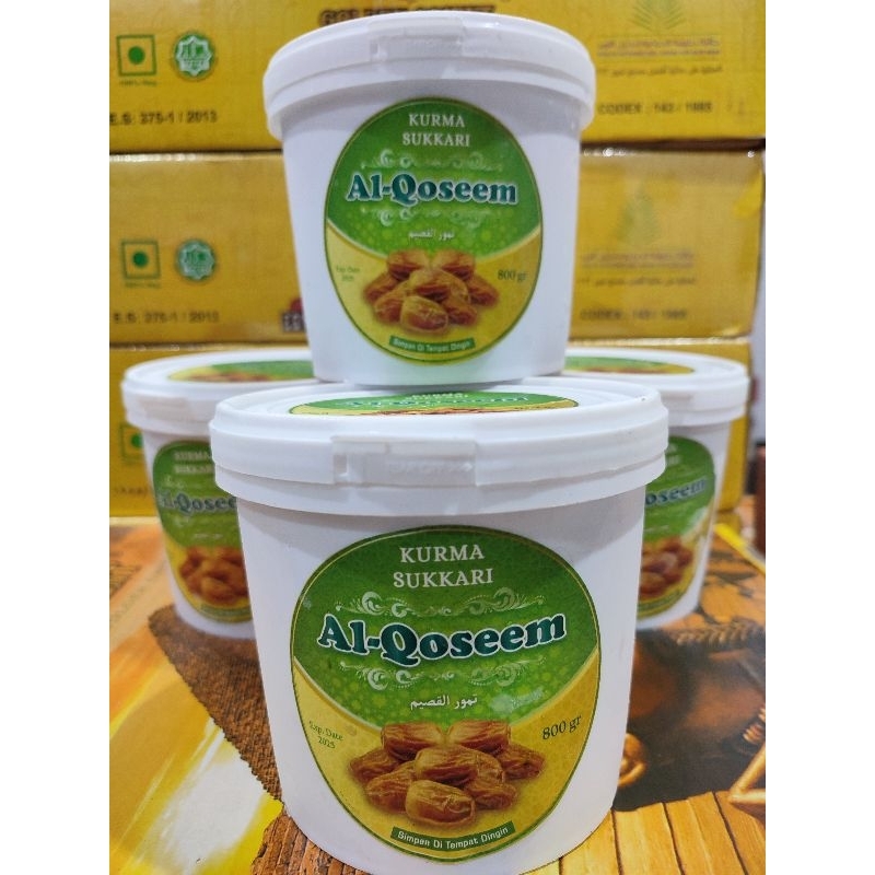 

Kurma Sukari ember / kurma sukari kaleng 800gr