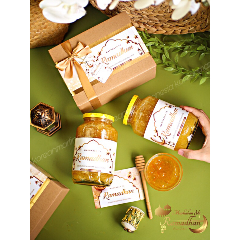 

Ottogi Korea ~ HONEY CITRON TEA Ramadhan / Idul Fitri / Hampers Gift Lebaran LIMITED EDITION | Yuzu Yujacha Tea | Parcel Sirup Lebaran | Selai Buah Jeruk Madu / Lemon Citrun Korea