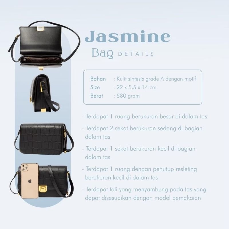 SPECIAL DISKON TAS SELEMPANG WANITA JIMS HONEY JH JASMINE BAG TAS WANITA MEWAH EXCLUSIVE CROCO MURAH PROMO DISKON TAS HAMPERS KADO LEBARAN KADO ULTAH ANNIVERSARY PACAR ISTRI CEWEK PEREMPUAN UNIK ELEGANT CANTIK MURAH FEMINIM