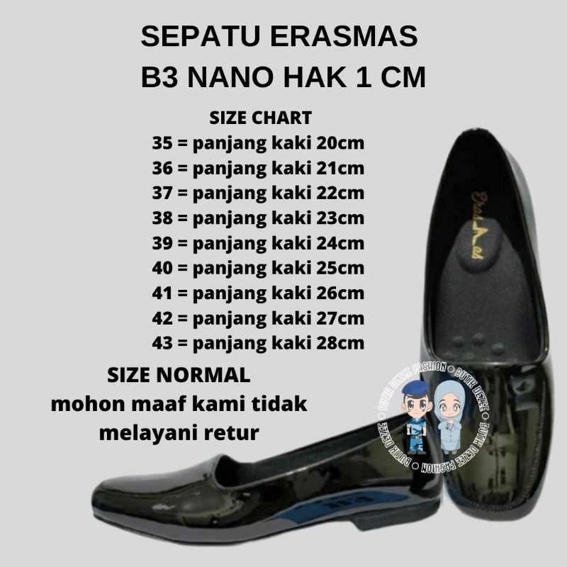 B3 NANO HAK 1CM MERK ERASMAS