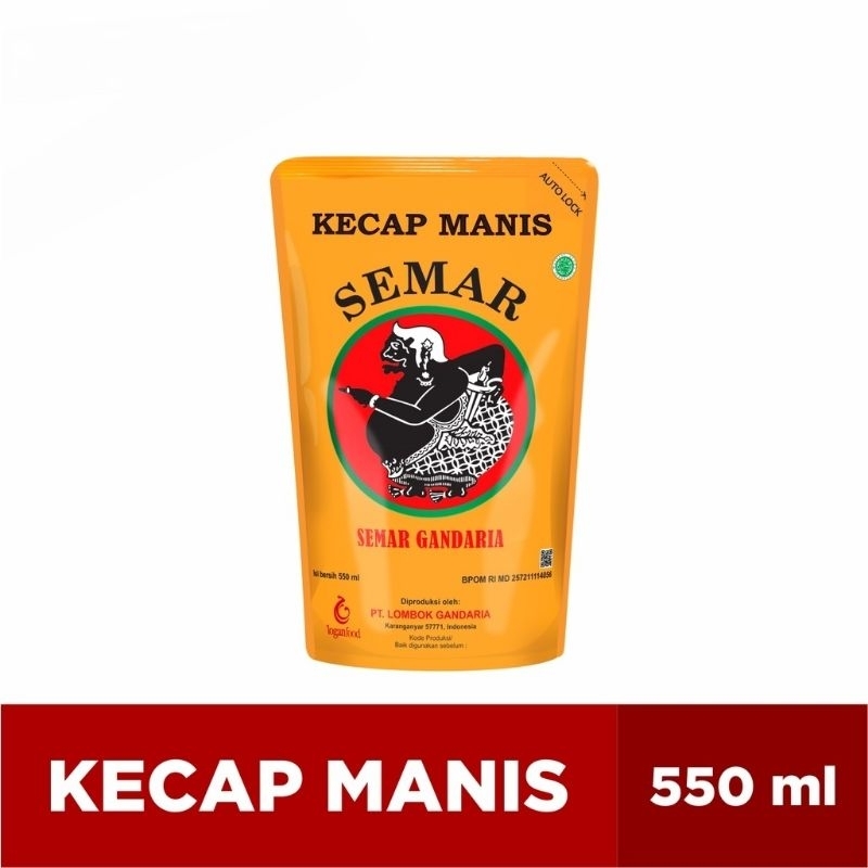 

Lombok Gandaria Kecap manis Semar pouch 550ml - Kecap manis - Kecap Semar 550ml