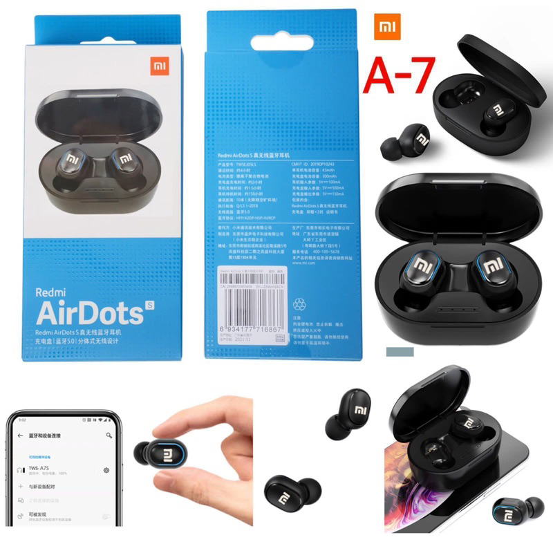 Xiaomi Redmi Airdots Headset Bluetooth 5.0 Wireless Xiao Mi Air Dots - mi Airdots BT BY SEN