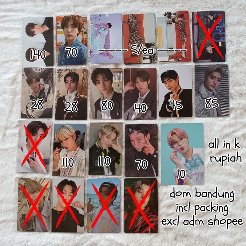 Sunghoon pob weverse global normal enhypen pre-order benefit wvg seragam heartcheeck