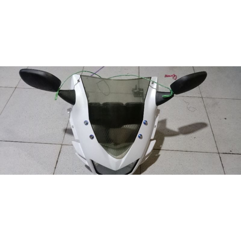Batok Kawasaki Ninja Rr/Spion/Spidometer/lampu/kerangka lfulset original copotan