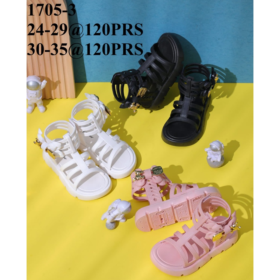 Sandal Sendal Anak Perempuan Import Karet Korea 2 3 4 5 6 7 8 Tahun GLADIATOR HYS 1705-3