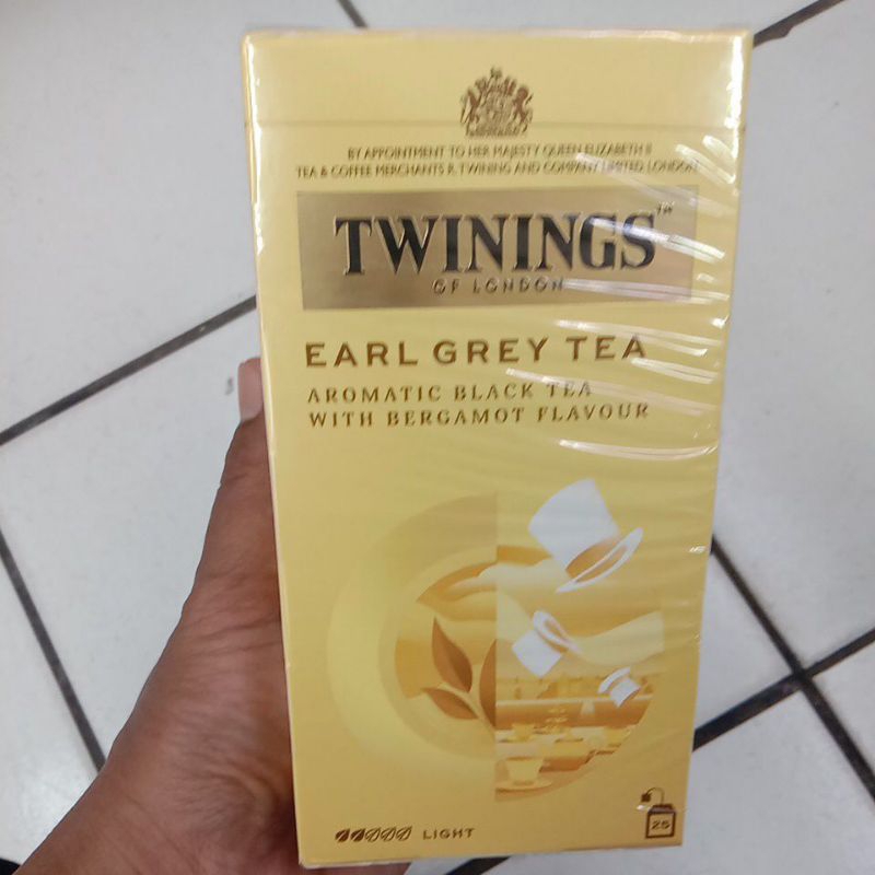 

Twinings Earl grey tea 25s