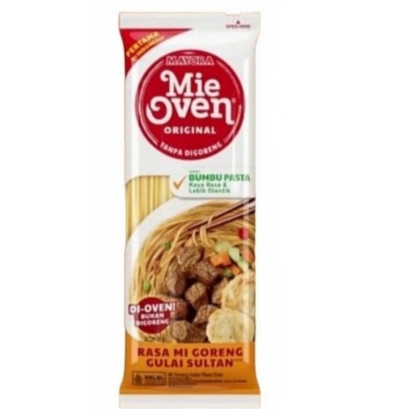 

Mayora Mie Oven Rasa Goreng Gulai Sultan 70gr