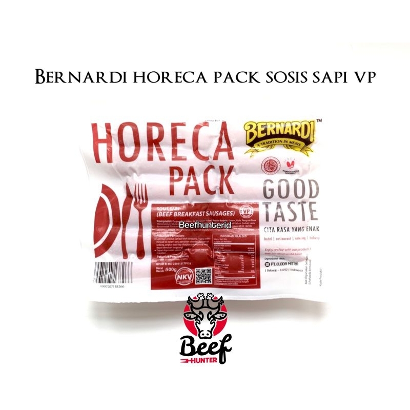 Bernardi horeca pack VP Sosis Sapi Breakfast Sausages 500gr