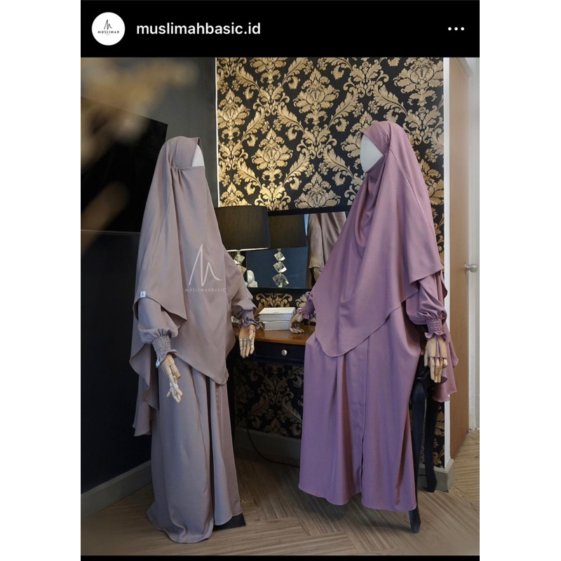 Muslimah Basic dress khimar sunnah, harga sangaat bersahabat