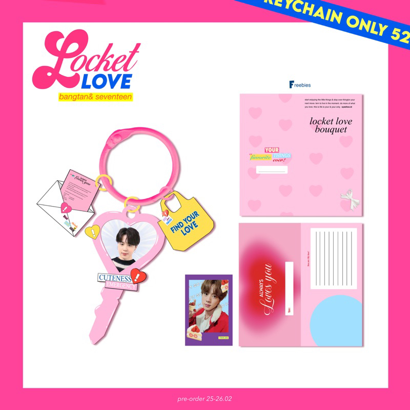 LOCKET LOVE SVT, BTS & NCT (READY STOCK) [CUSTOM CLOSED]