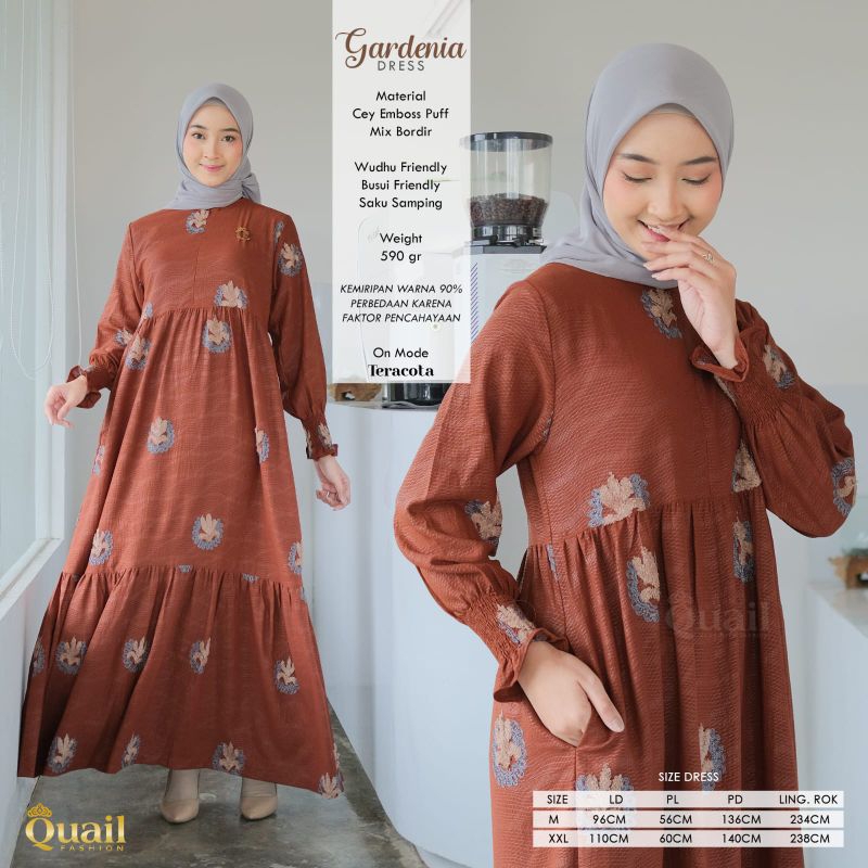 Gardenia Gamis QuaiL Hijab