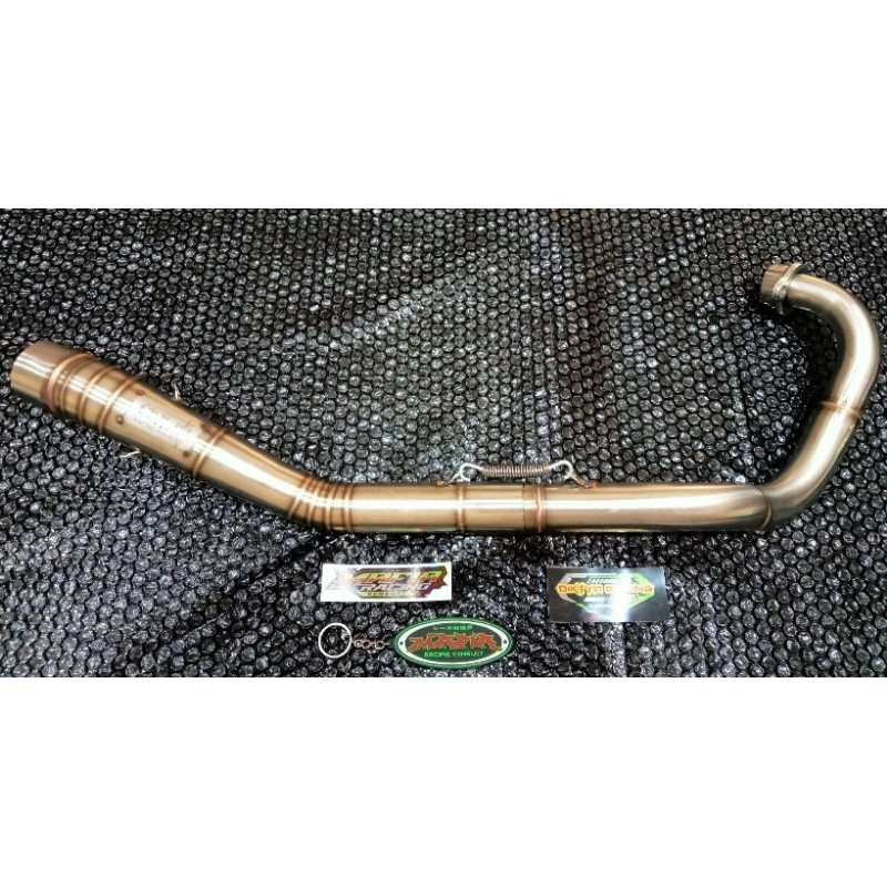 Leher Original Mafia Racing Exhaust Jupiter MX King Step Depan Belakang Model Standar. ( Free Gantun