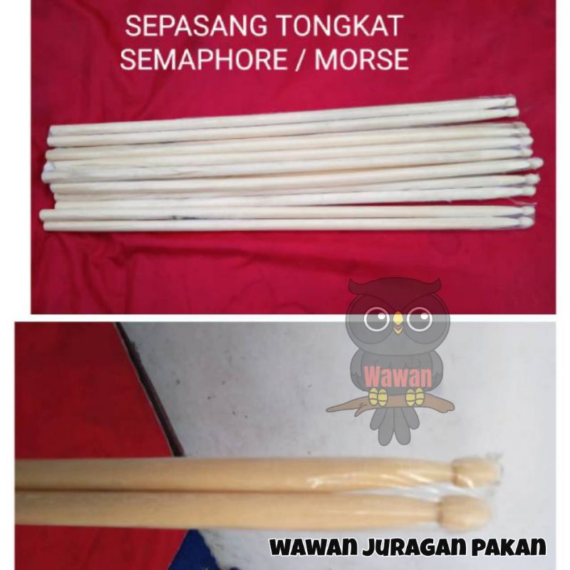 sepasang stik smaphore