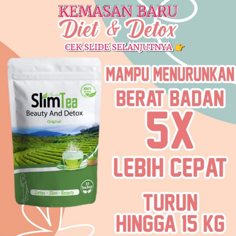 GRATIS ONGKIR 2 VARIAN RASA(Kirim Instant Cod Medan Termurah)TEH DIET PELANGSING DETOX PENURUN BERAT BADAN HERBAL ALAMI/ TEH OBAT DAUN JATI CHINA PERUT BUNCIT O2