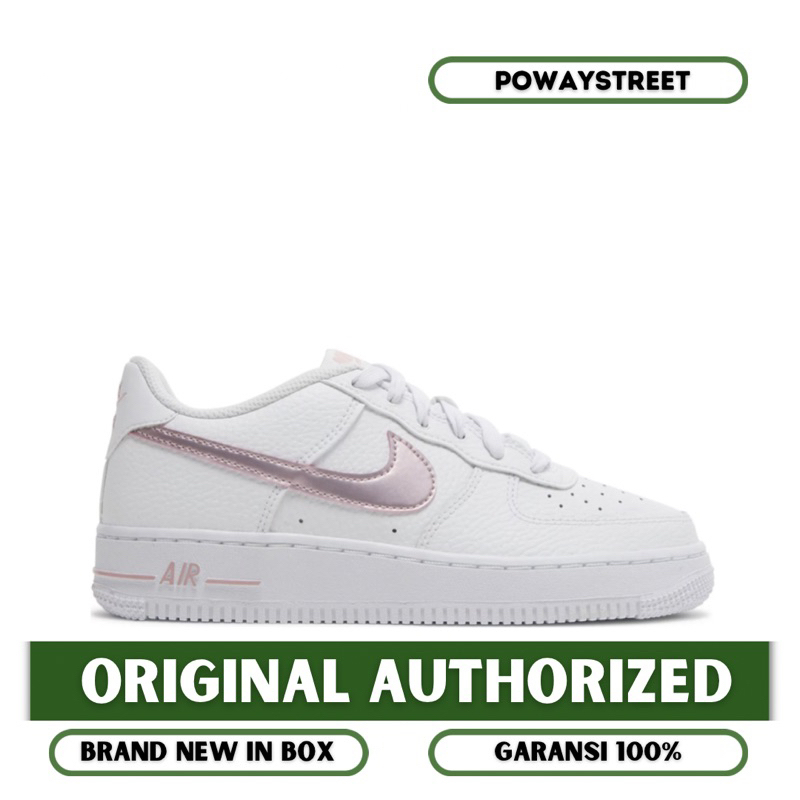 Nike Air Force 1 White / Pink Glaze (GS)