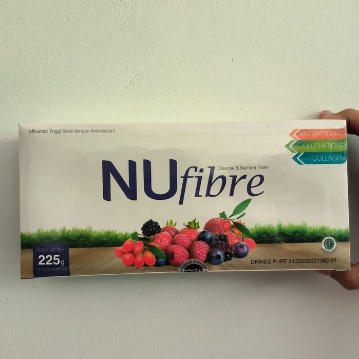 Minuman Kesehatan NU FIBRE | NUFIBRE CLEANSE& NUTRIENT FIBER isi 15 ps