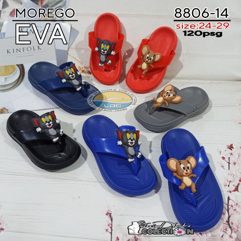 SANDAL JEPIT KARET EVA BONEKA MRG 8806-14 IMPORT(24-29)