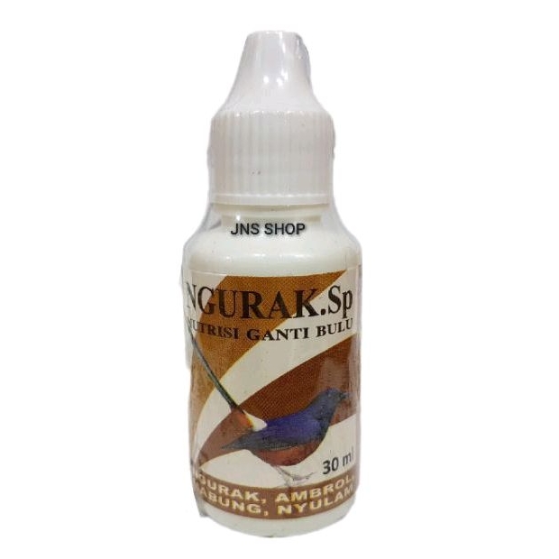 NGURAK SP NUTRISI VITAMIN GANTI BULU MABUNG AMBROL NGURAK NYULAM MOULTING PADA BURUNG 30ML NGURAK.SP
