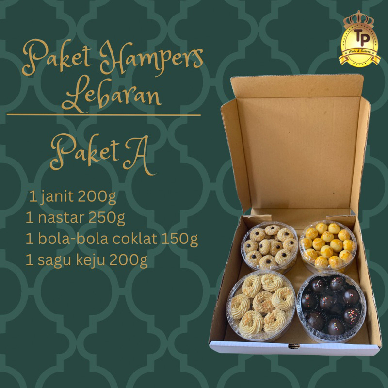 

HAMPERS KUE KERING LEBARAN PAKET A -- TIGA PUTRI MALANG