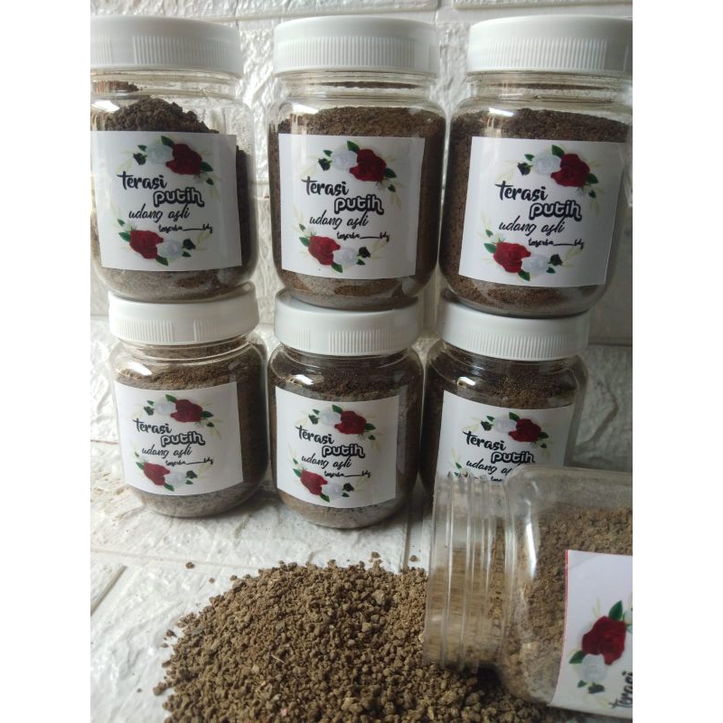 

LAKU Terasi Putih Udang Asli Kemasan Toples