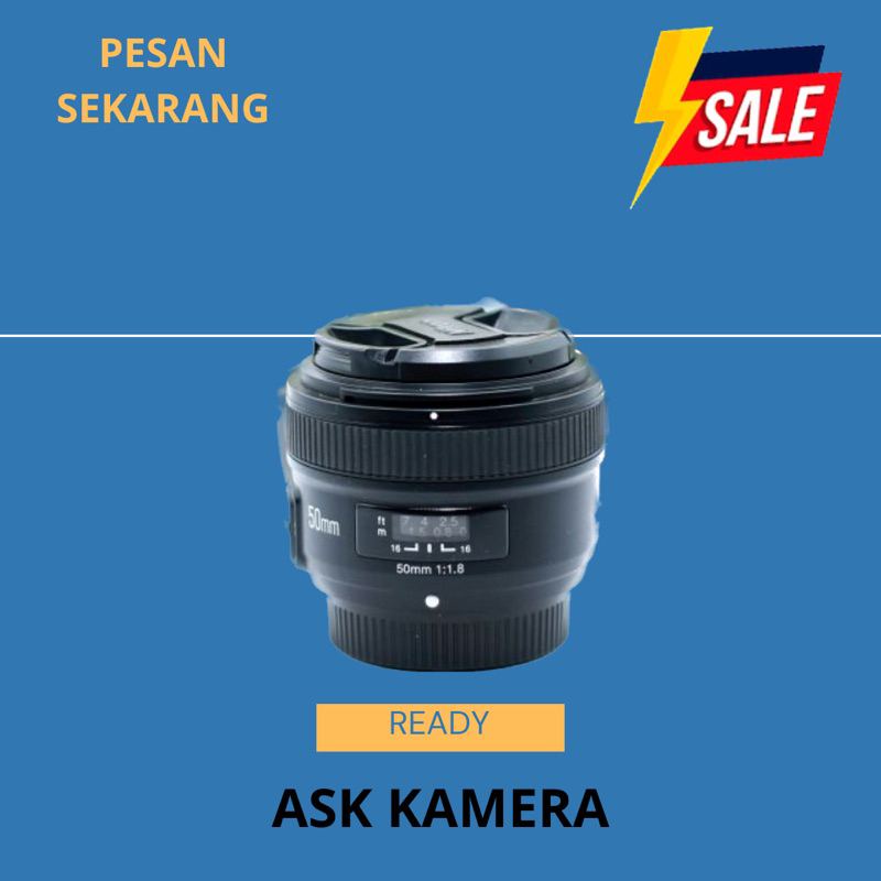 LENSA FIX 50MM YONGNUO FOR NIKON BOKEH TINGGAL PAKAI