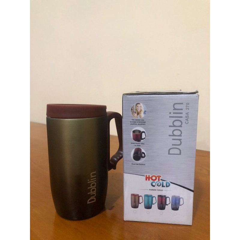 gelas/mug DUBBLIN tahan air panas/gelas DUBBLIN 270ml/gelas DUBBLIN GOLD